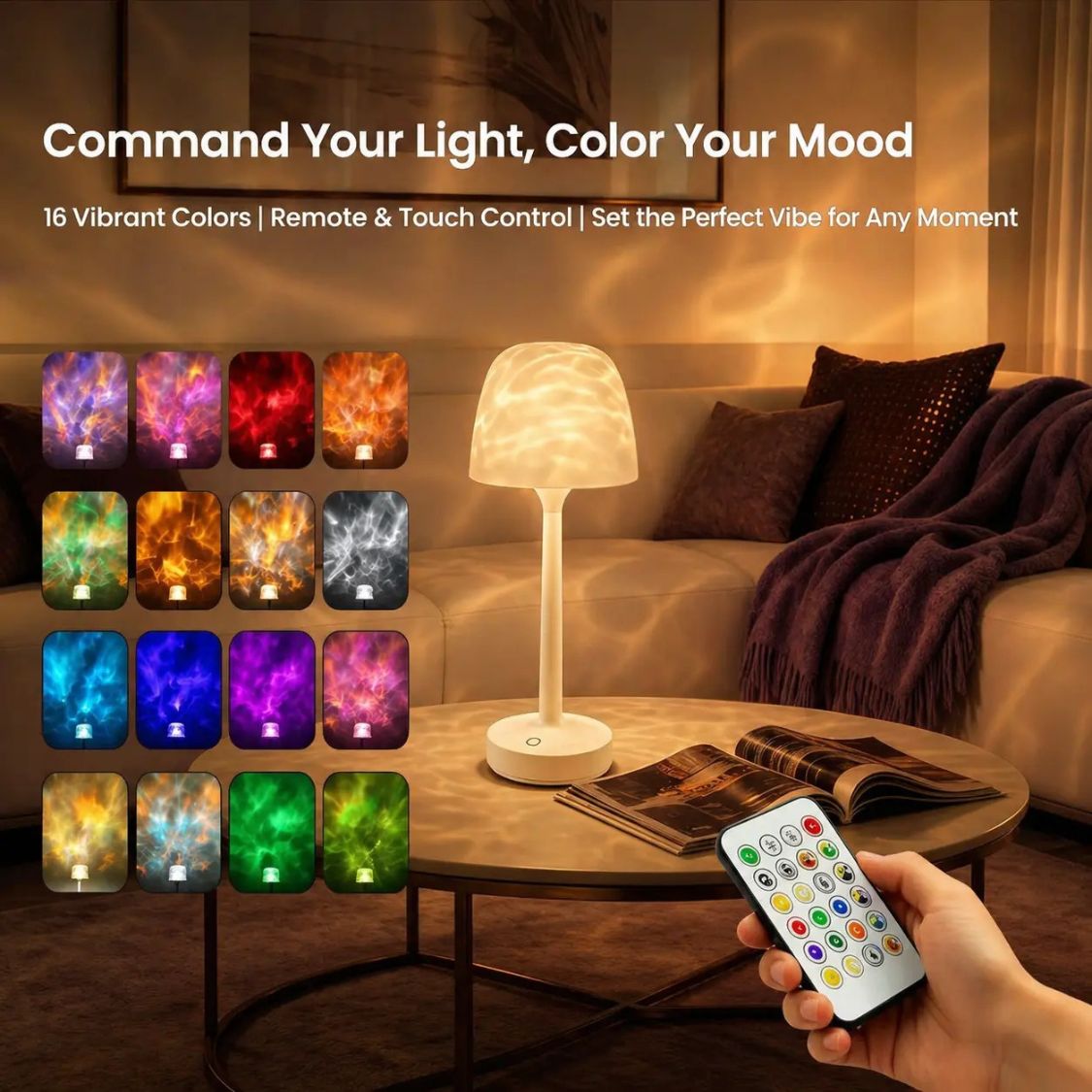 Ocean Wave Waterproof Lamp