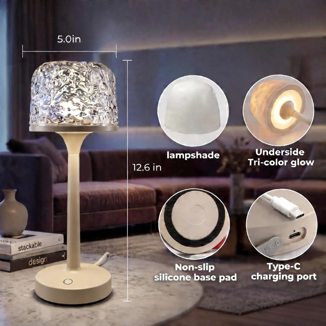 Ocean's Wave Waterproof Lamp