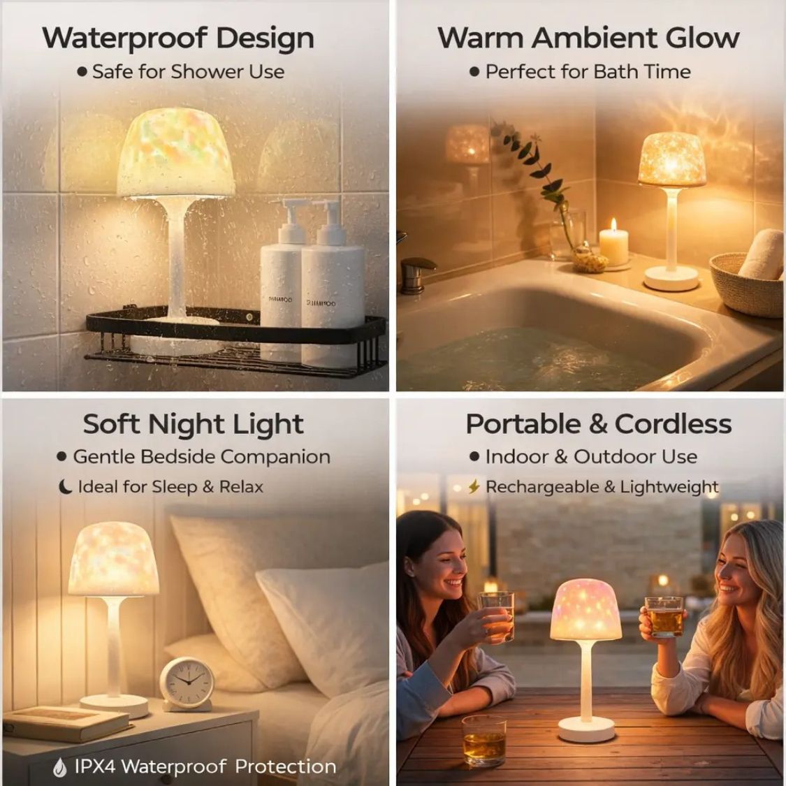 Ocean's Wave Waterproof Lamp
